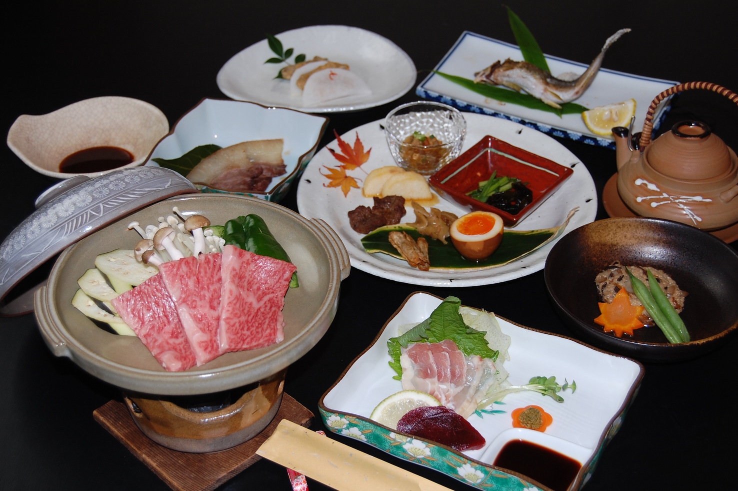 宮崎牛鉄板焼きと里山料理を楽しむプラン♪≪２食付≫※現金決済※