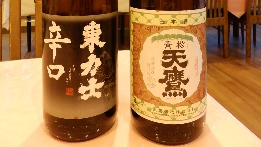 *日本酒飲み放題プラン/地元栃木の酒蔵が作る「天鷹」「東力士」をお好きなだけお楽しみいただけます！