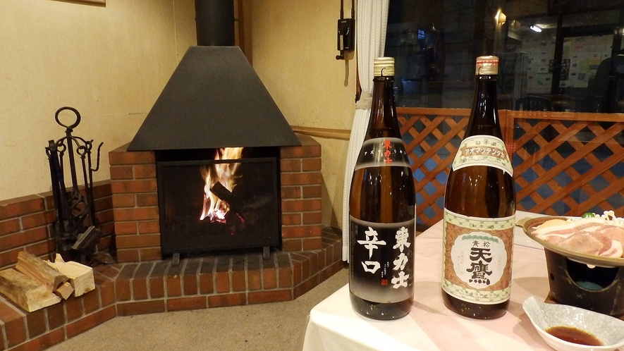 *日本酒飲み放題プラン/日本酒好きの方に是非お勧めしたい！冬は暖炉とお酒でポカポカに！