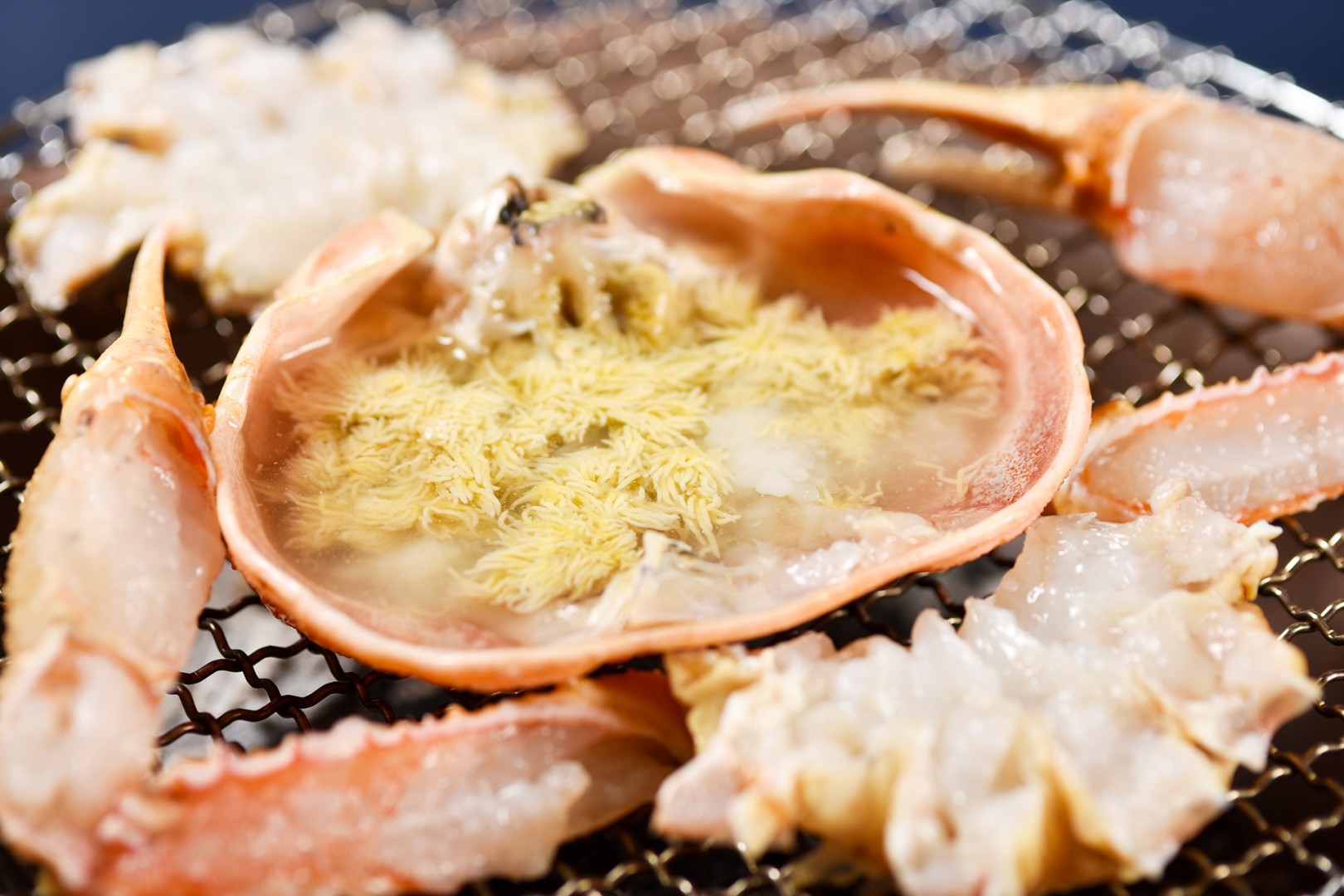 焼蟹（備長炭にて）