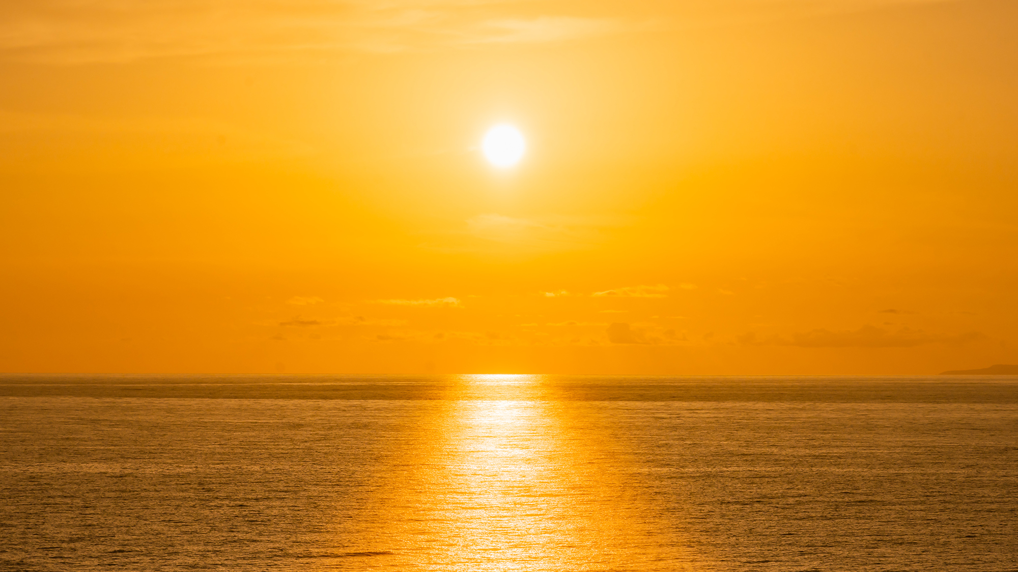 *天気が良ければ素晴らしい夕日をご覧いただけます！