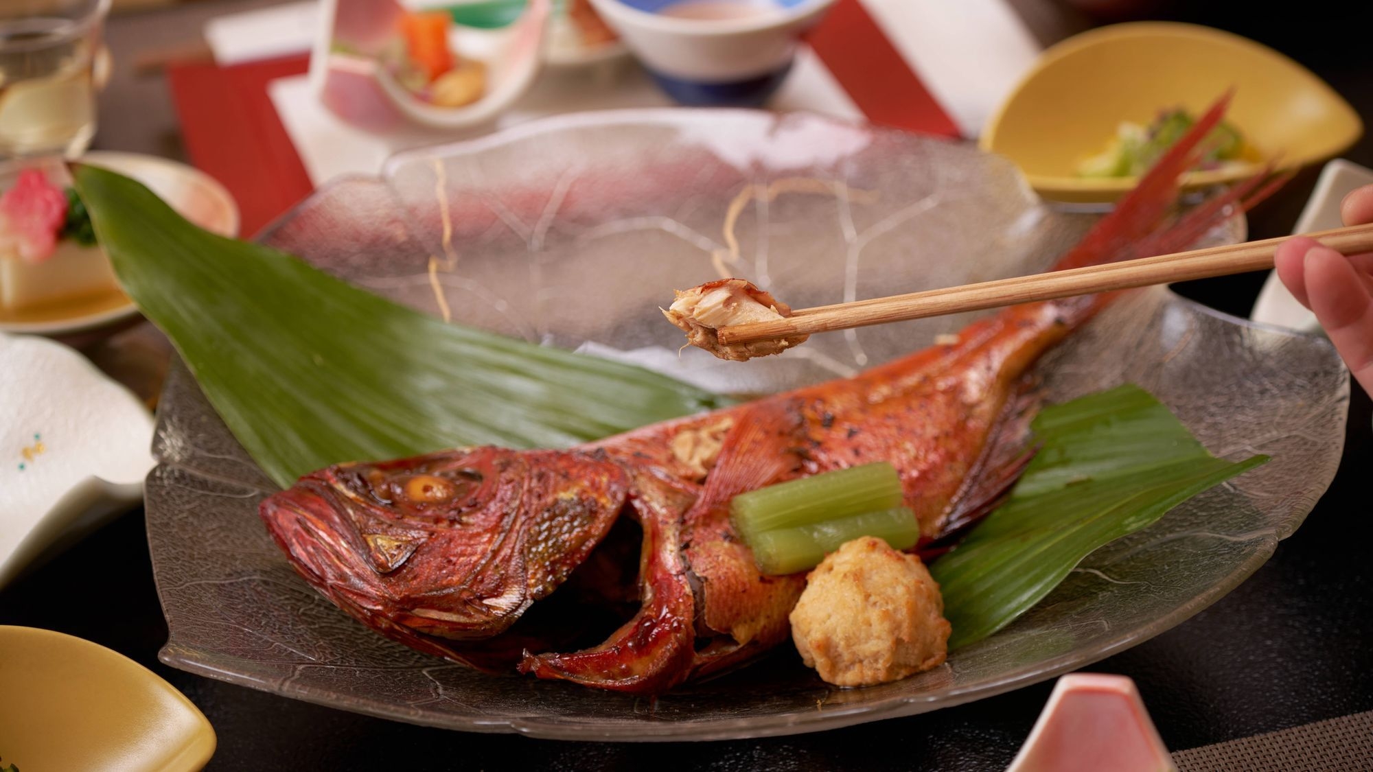 金目鯛の煮付け♪お一人様１匹のボリューム◎【お部屋食】【静岡県産】お米を使用！