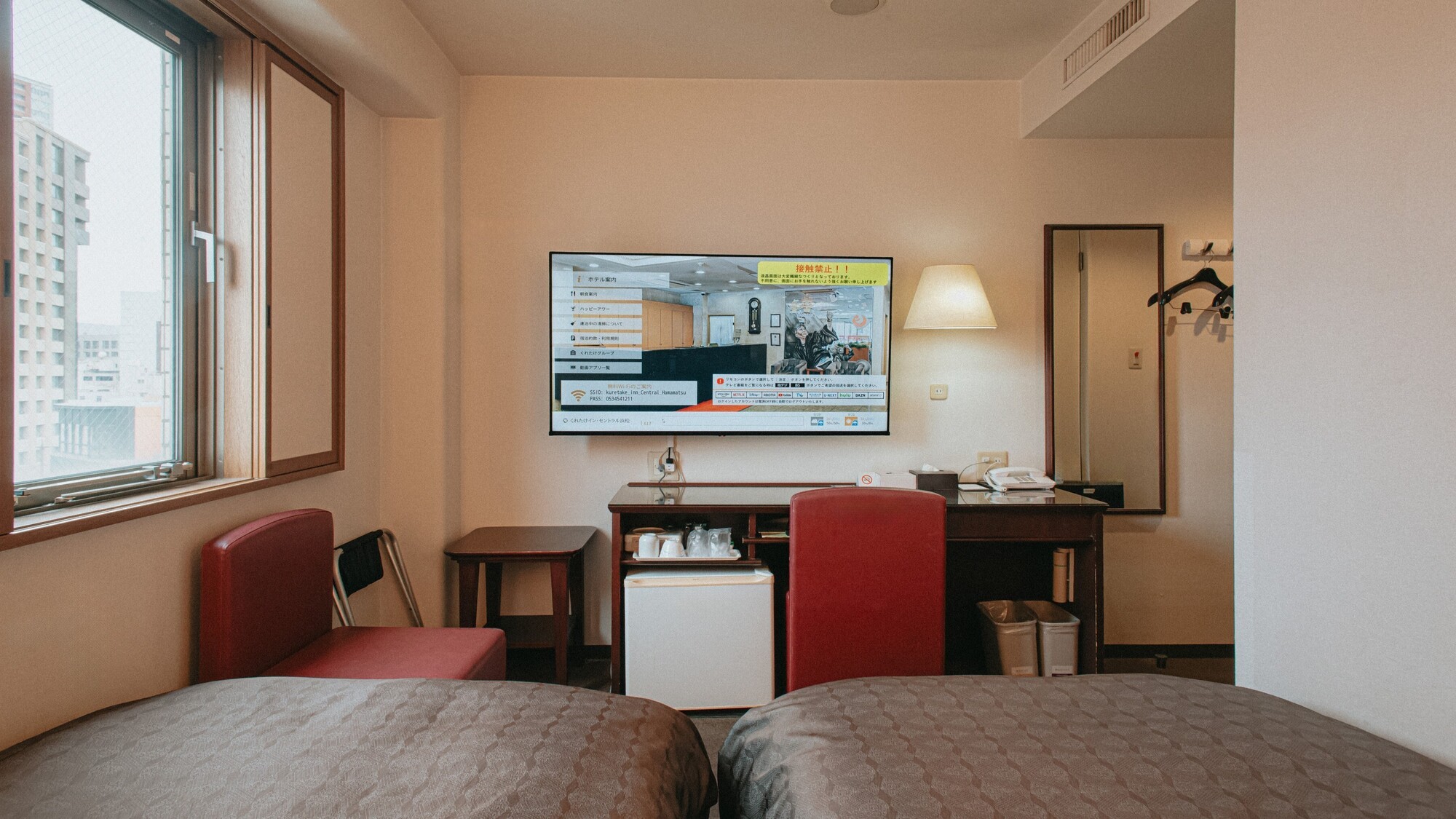 ツインルーム【テレビを入れ替えました】