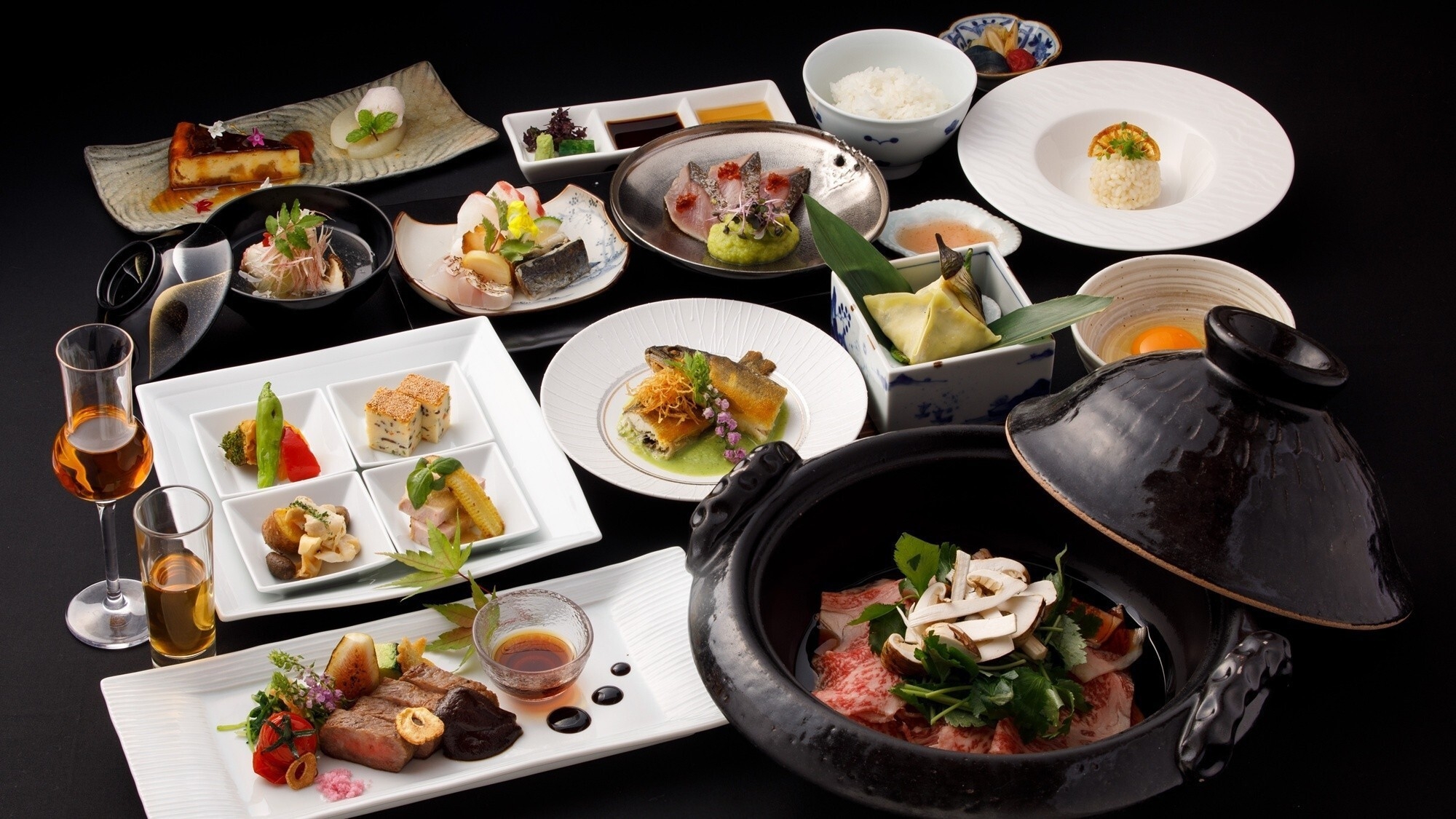 【極上会席】料理長厳選「おおいた和牛プレミアム会席」〜贅の極みと寛ぎのおもてなし〜