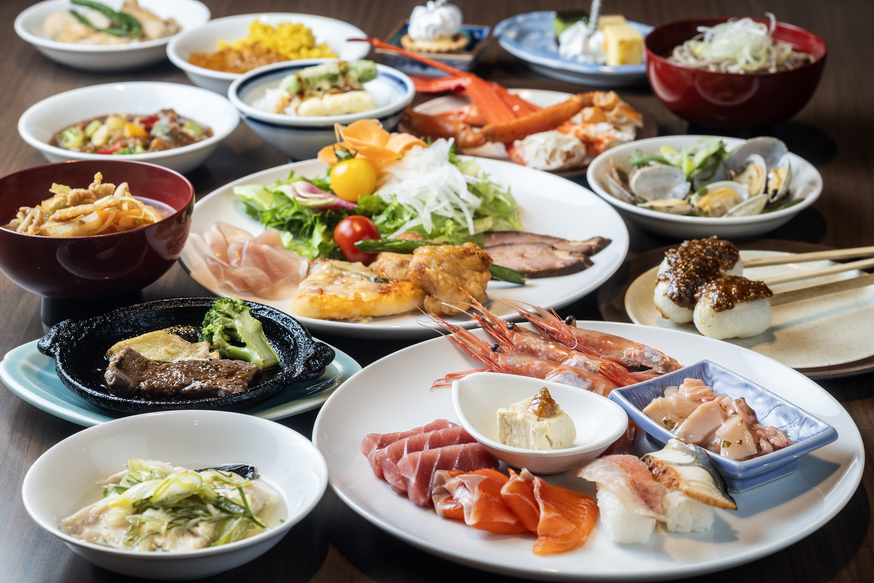 山のかまどバイキング