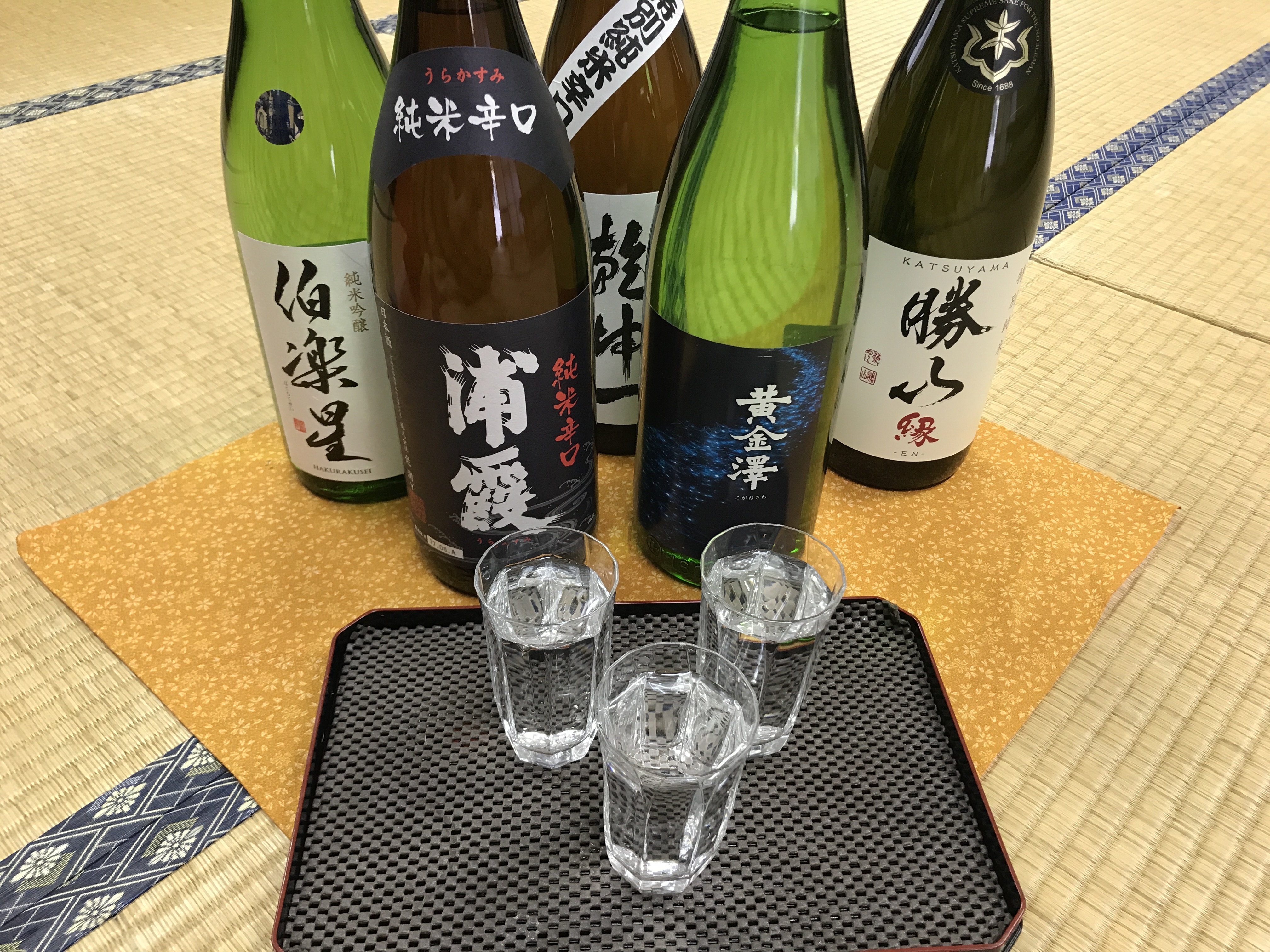 宮城県の金賞地酒飲み比べ