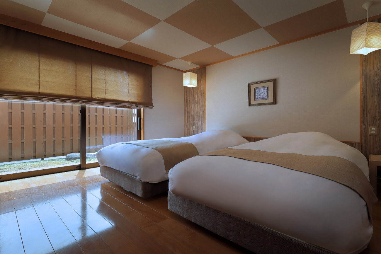 旬彩の宿 緑水亭(部屋(ベッドルーム))