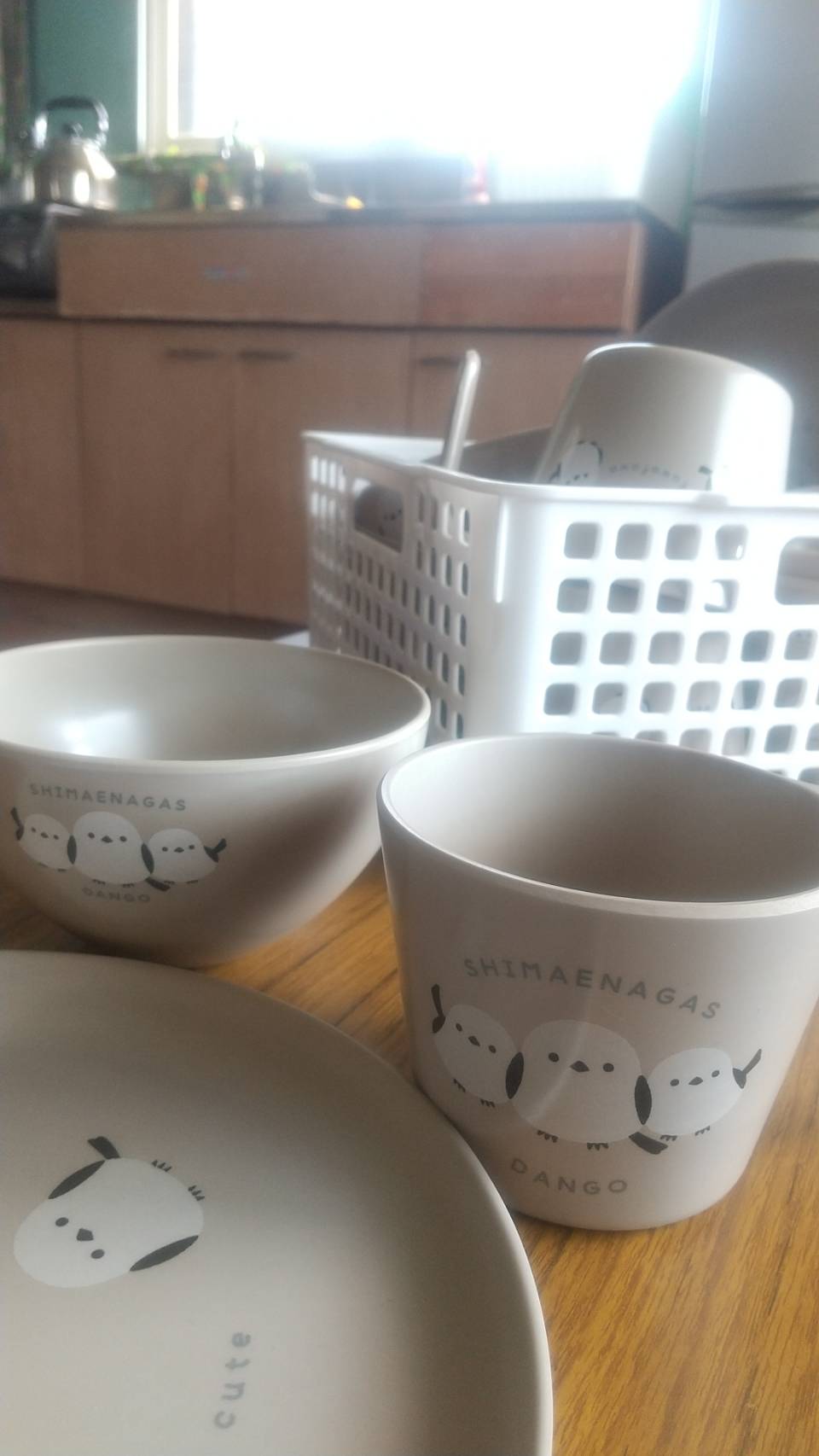 シマエナガ食器