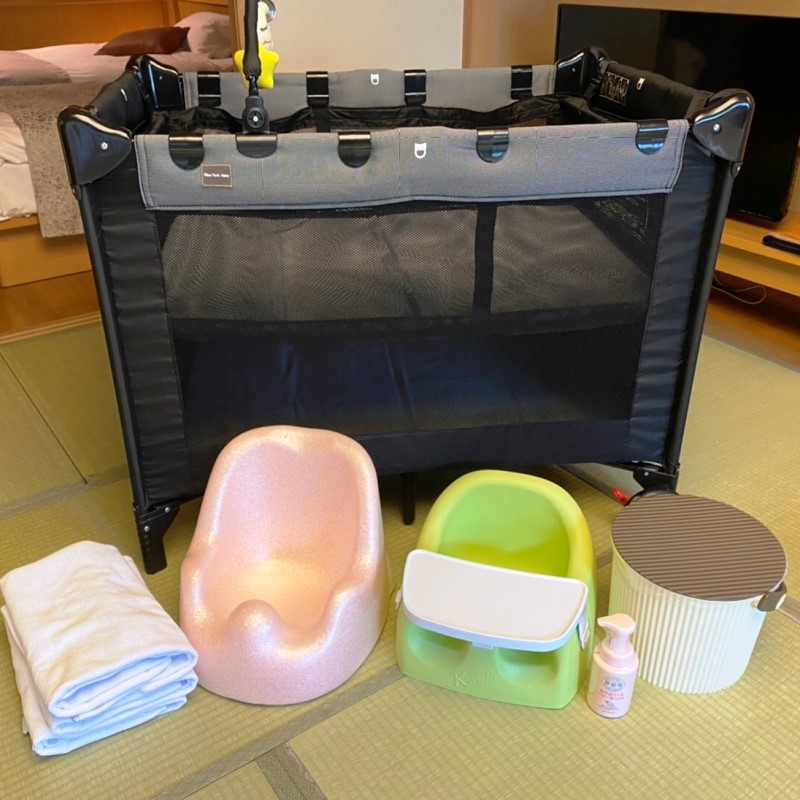 【赤ちゃん温泉デビュー！】温泉付き客室で安心♪ 夕食ビュッフェ会場でフリーフロー（飲み放題）！