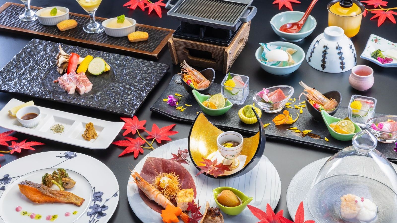 旬の料理を堪能★和食創作料理『山花』／個室レストラン『inankur』ドリンクフリーフロー