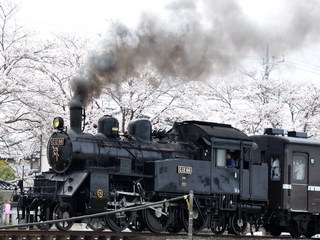 真岡鉄道。下館から茂木までの42kmのローカル線。