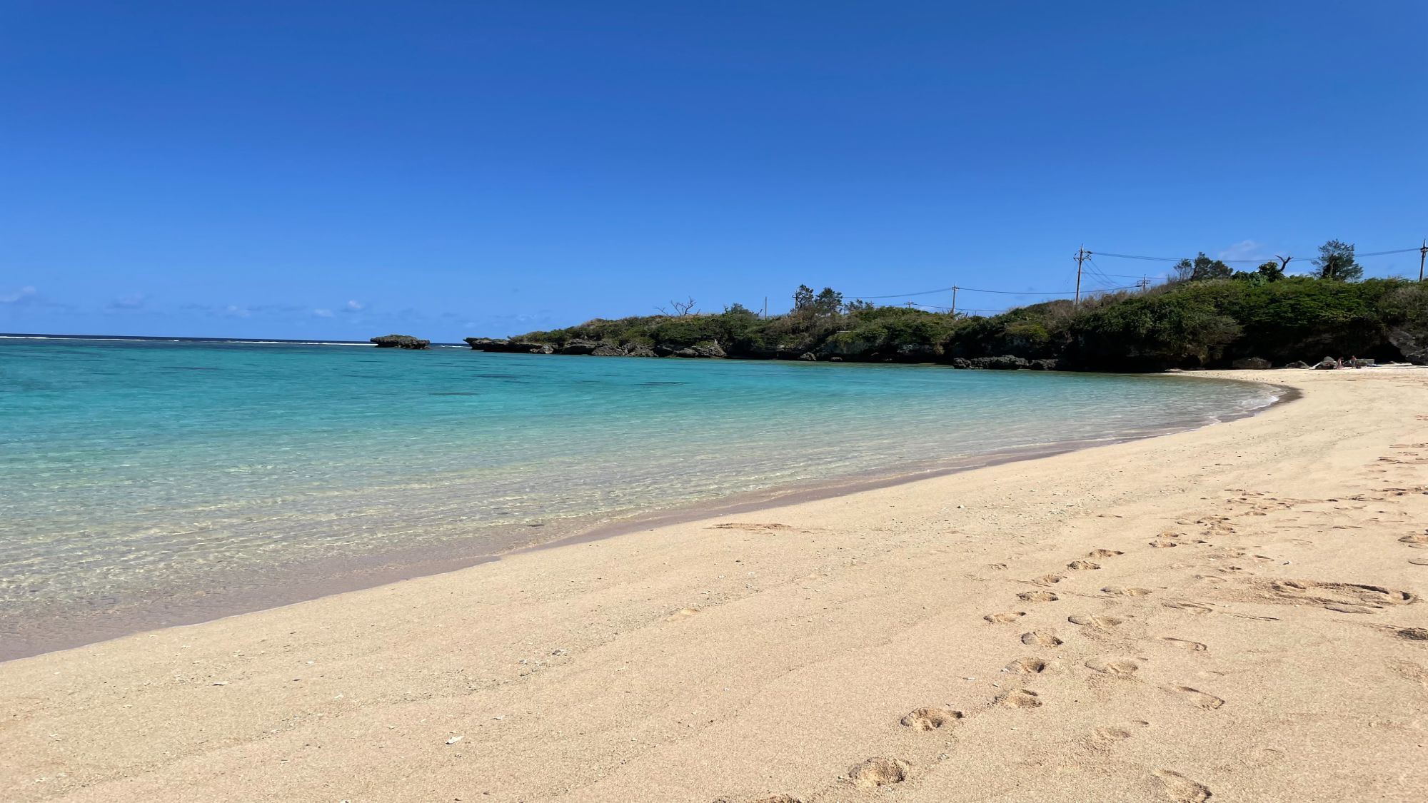 【長浜ビーチ】当館から車で約6分