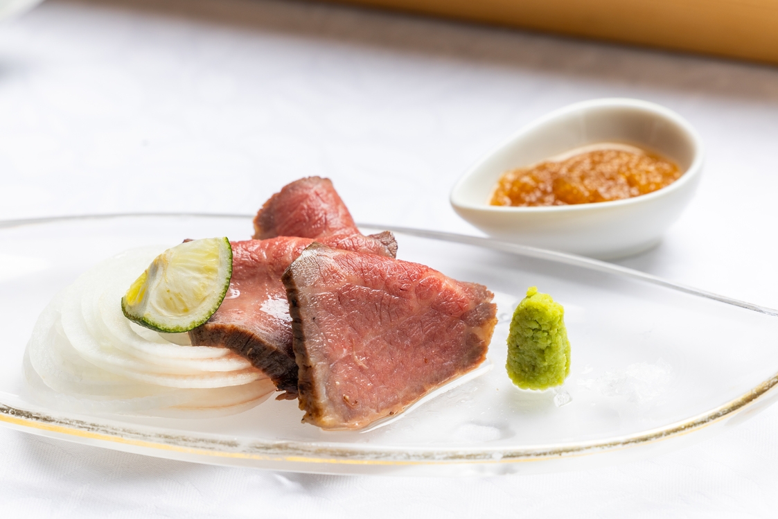 和牛とふじのくに豚を愉しむ 贅沢二種しゃぶしゃぶコース＜伊豆の旬彩と金目鯛釜飯を添えて＞