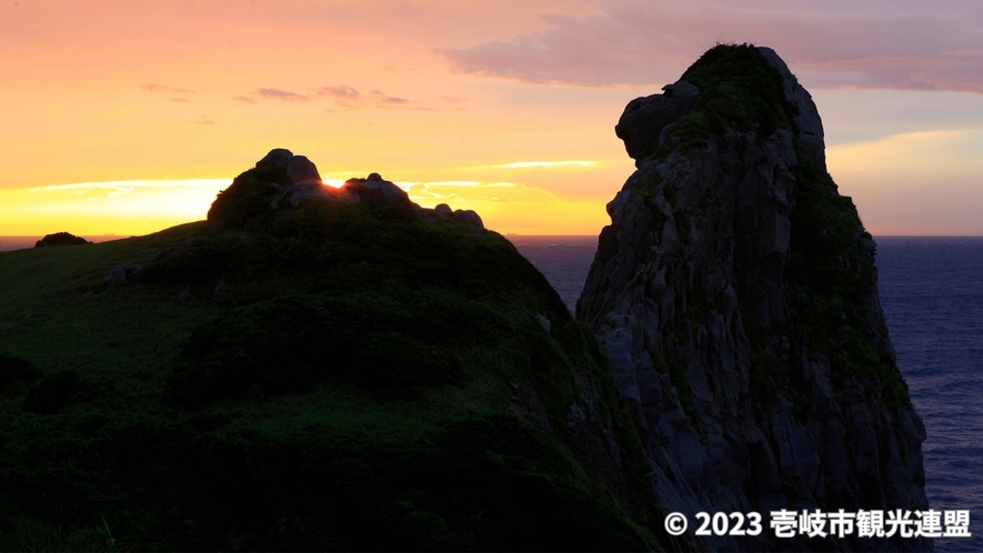 *【猿岩】黒崎半島の先端にある壱岐の有名な観光地。夜景も綺麗！