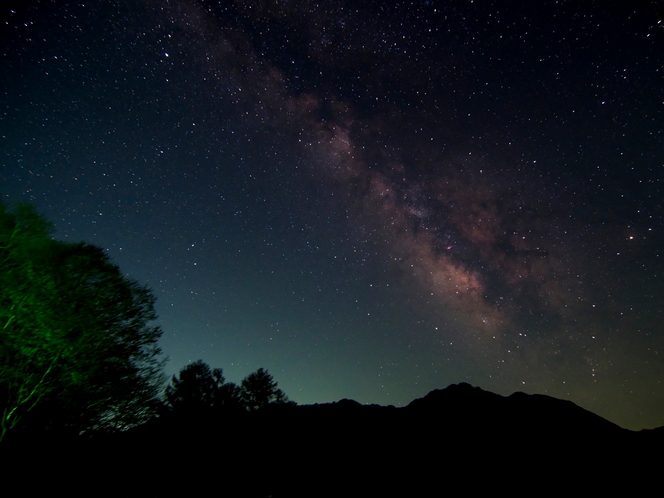 高原の夜の楽しみ☆彡満点の星空をお楽しみください