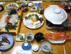 【カニ付舟盛コース】プラン