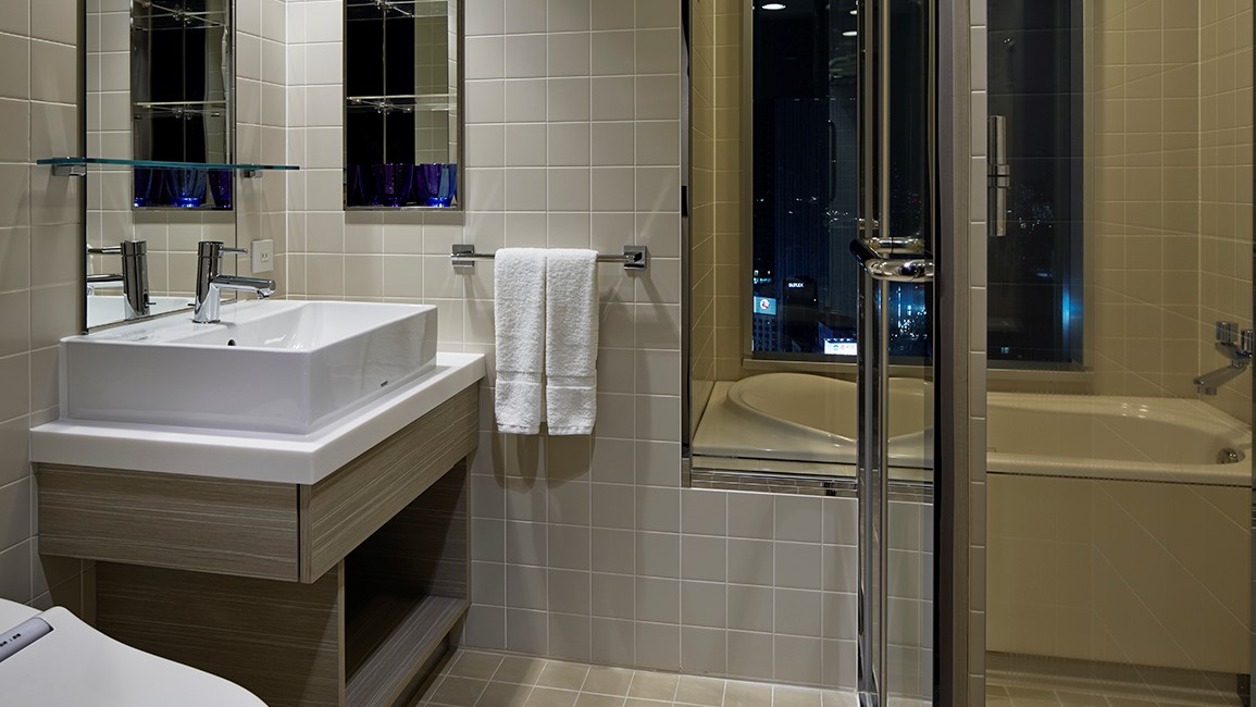 【デラックスビューバスツイン　バスルーム】浴室に窓を設置した人気のビューバスタイプ