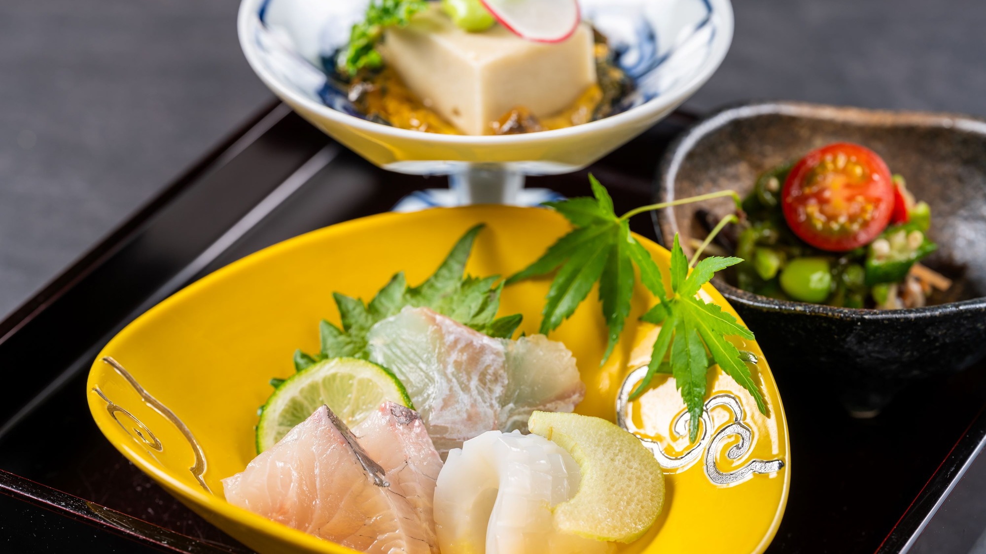 【季節の会席】夏（2026年6～8月）一の膳＿前菜と造里