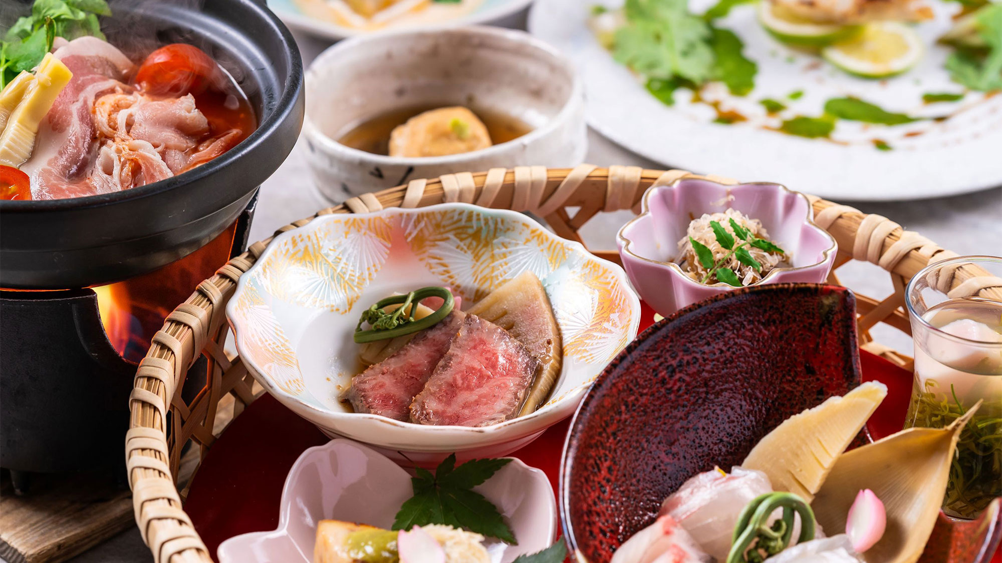 【土地の恵み会席】春(2026年3月～2026年5月)  