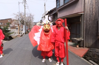 獅子が迫力満点