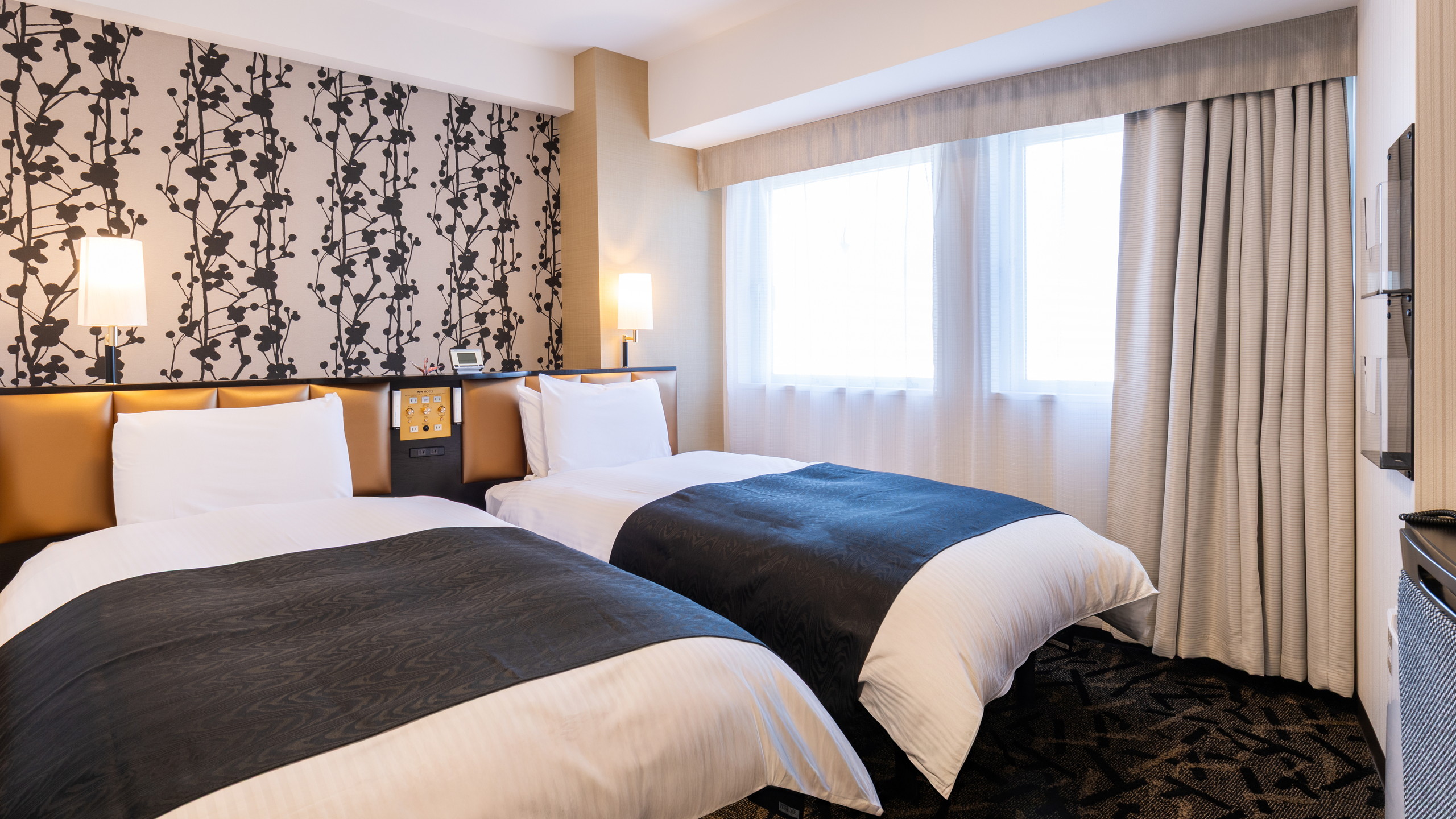 【ツインルーム】ベッド幅100cm2台