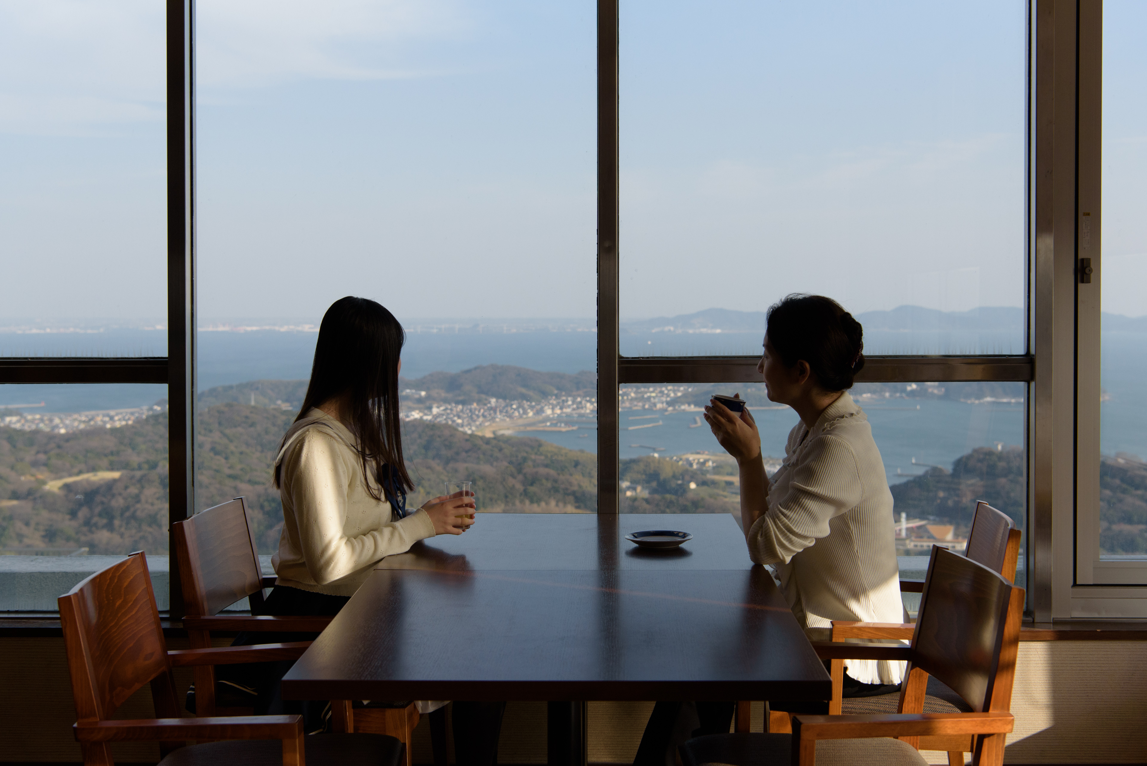 ◆【プラシャンティ】三ヶ根山の高台から眺める。眼下に広がる三河湾一望の絶景