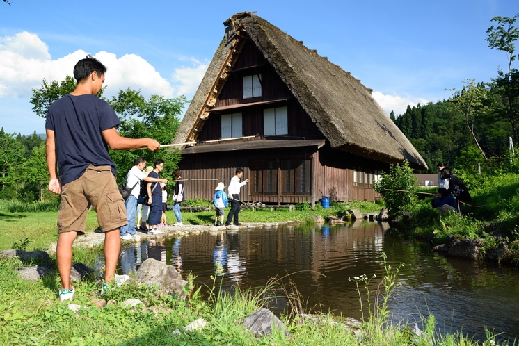 自然學校の釣り堀