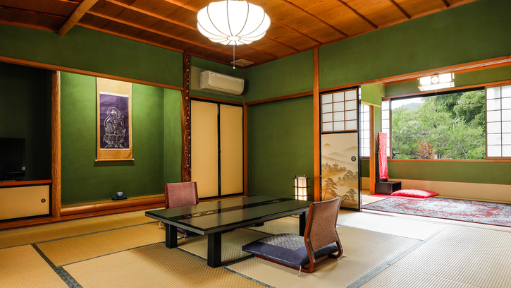 【和室10+4.5畳】客室一例：純和風の客室です