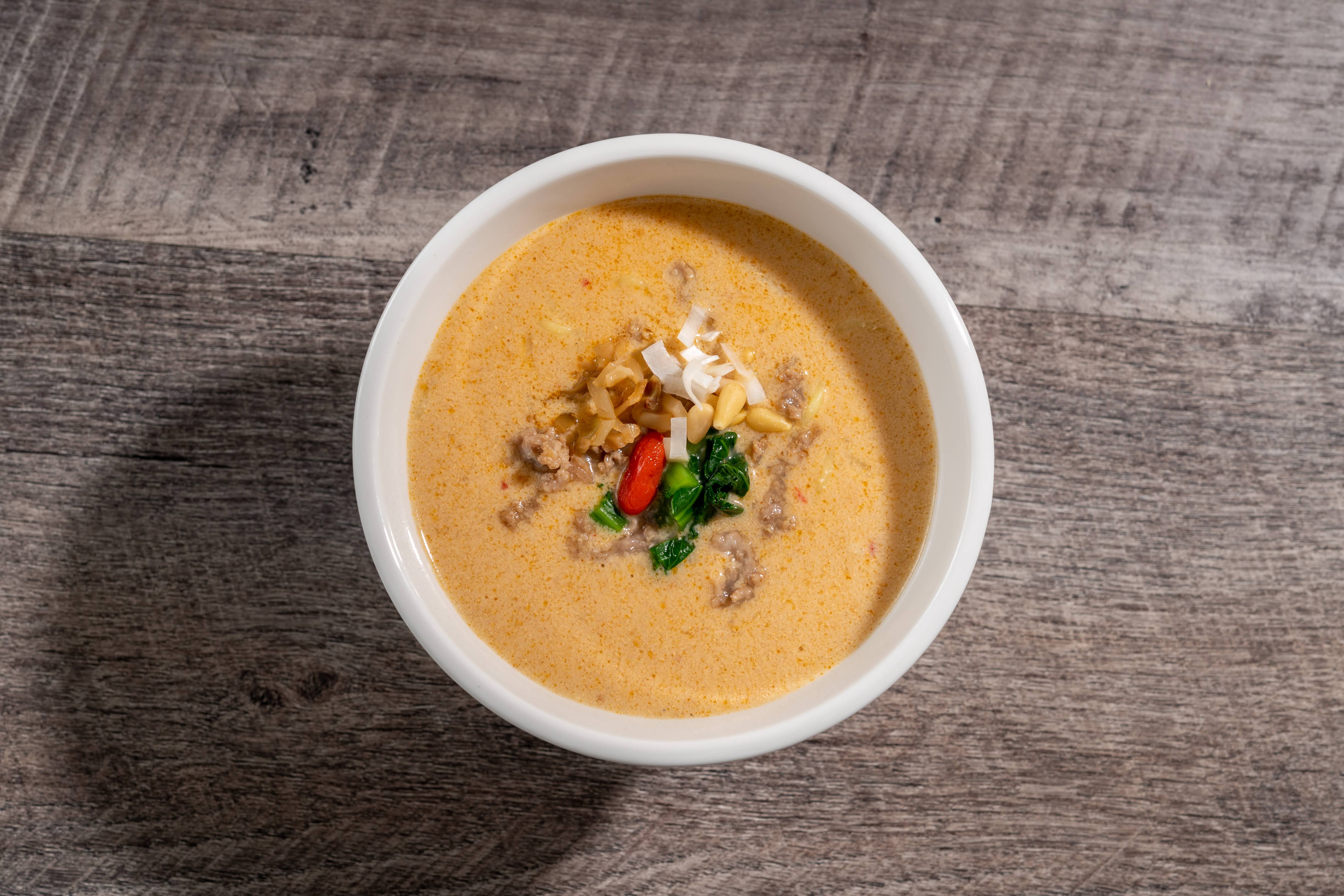 【夜鳴き担々麺】サービス！＜白地獄：白ごま担々麺＞