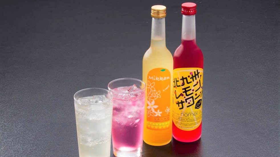 【飲み物】レモンサワーとみかん梅酒