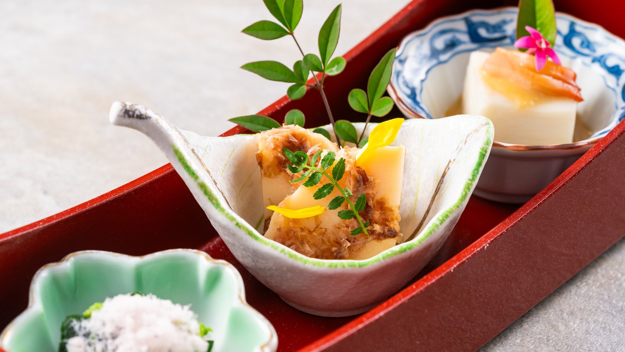 【土地の恵み会席】春(2025年3月～5月)  