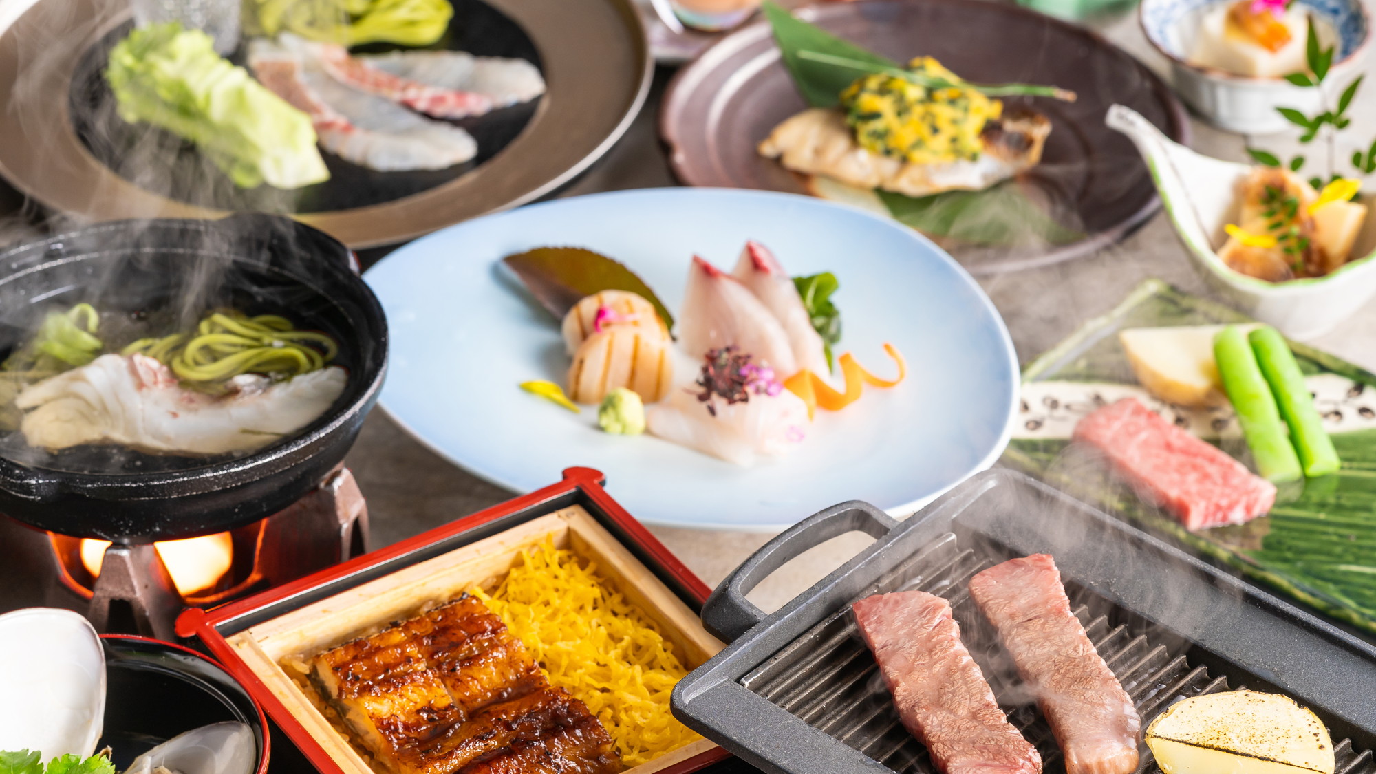 【土地の恵み会席】春(2025年3月～5月)  