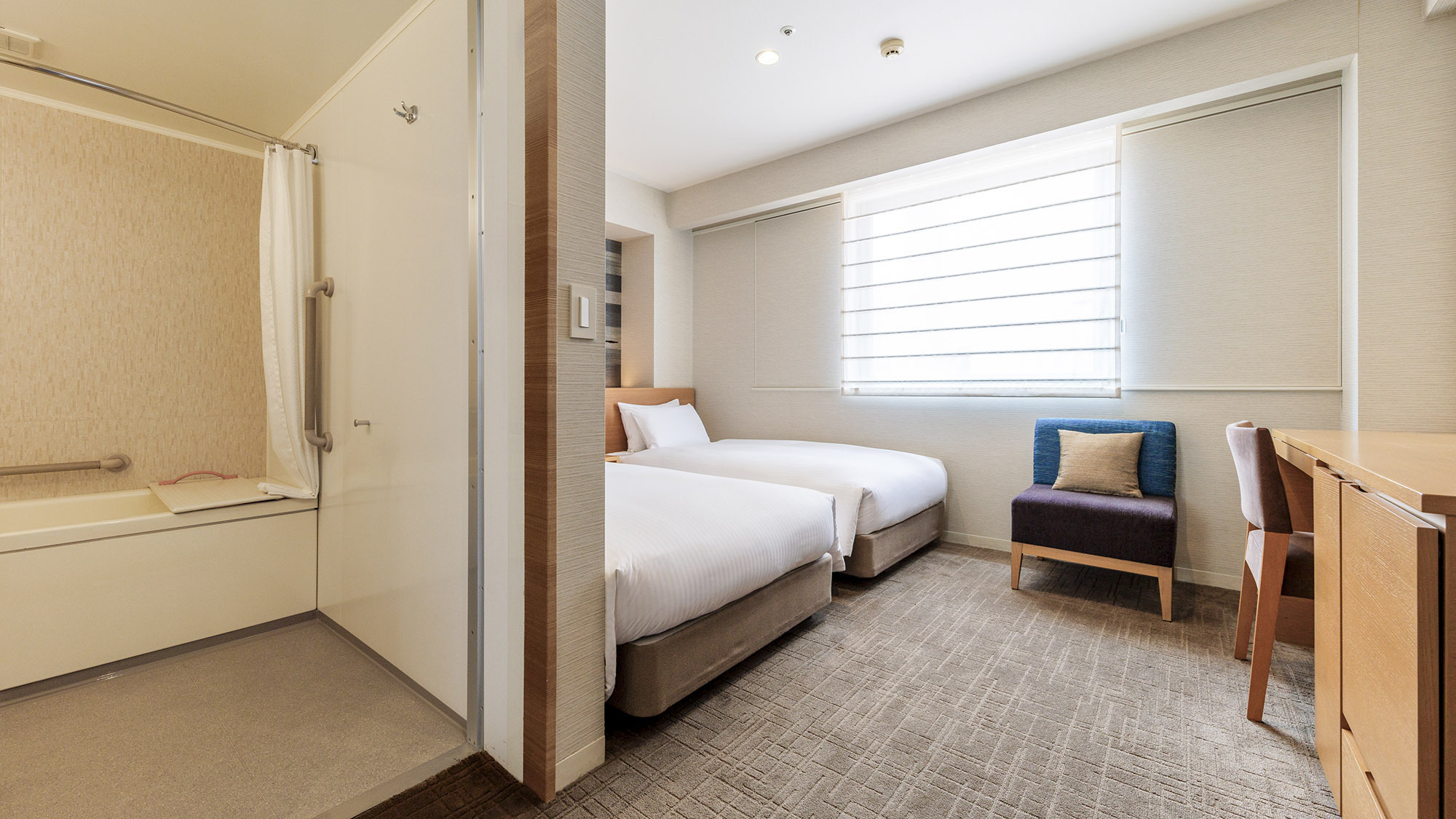 ユニバーサルツインルーム 20.7m²