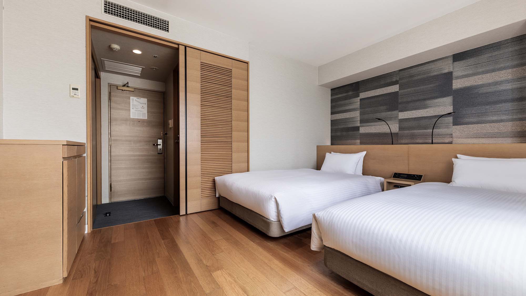 コンフォートツインルーム 21㎡　ベッド幅115cm×200cm（２台）