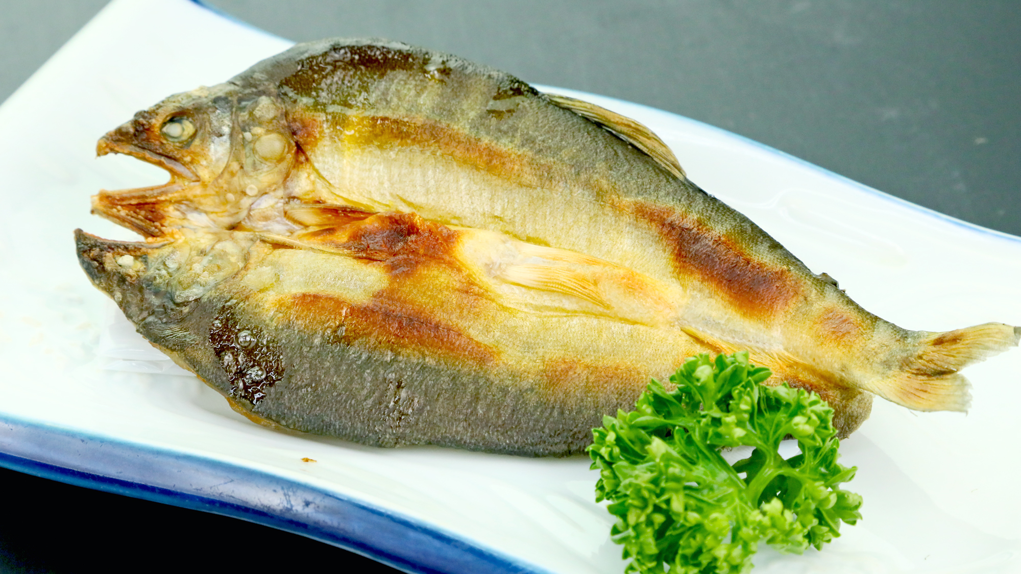 朝食料理一例★旬の川魚の焼き魚