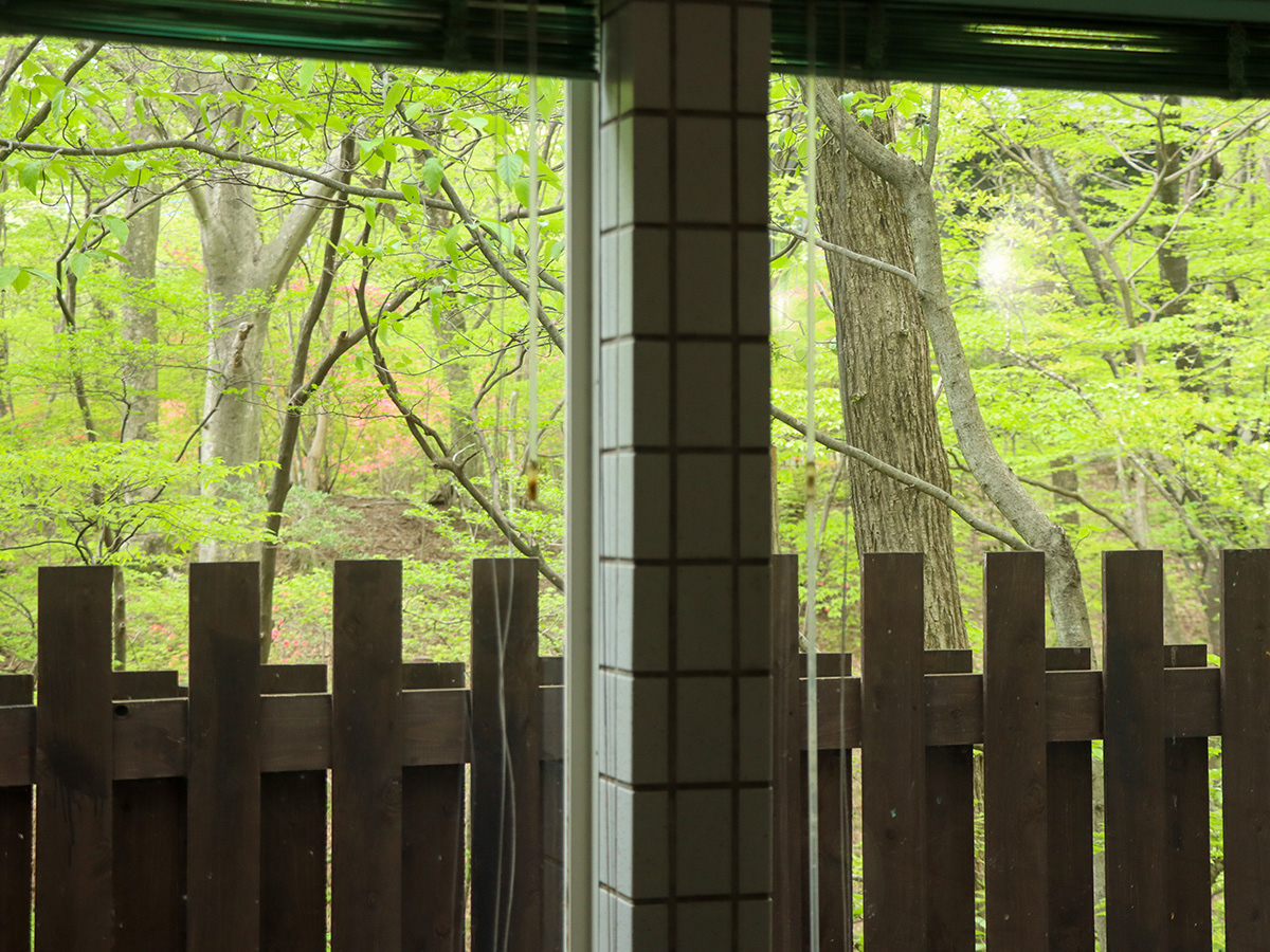 #岩の湯　窓からの景色