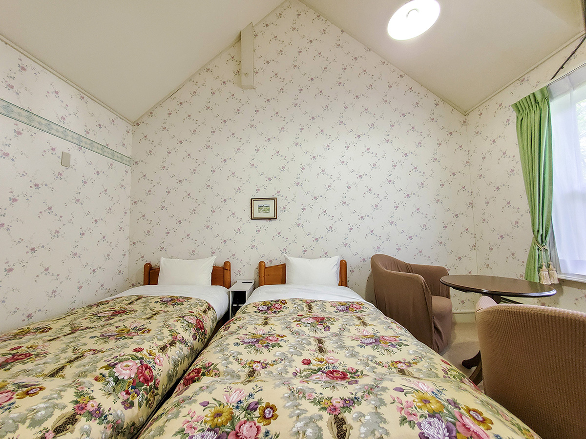 #ツイン　可愛いお部屋で心も癒されます