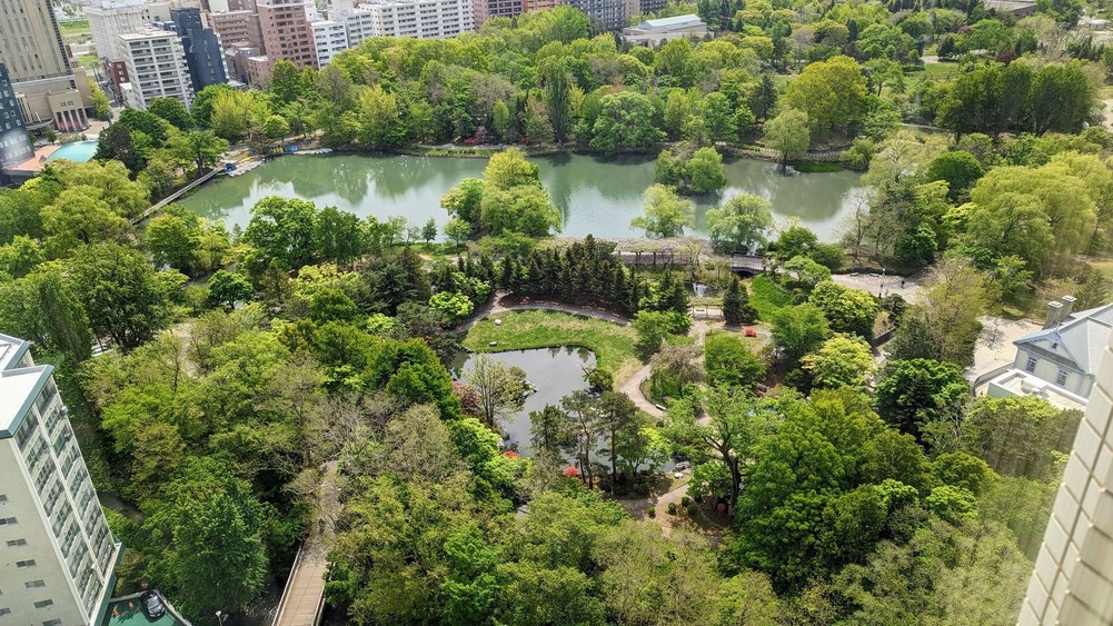 【楽天月末セール】日本の都市公園100選「中島公園」隣接ホテルで快適ステイ☆12時アウト／朝食なし