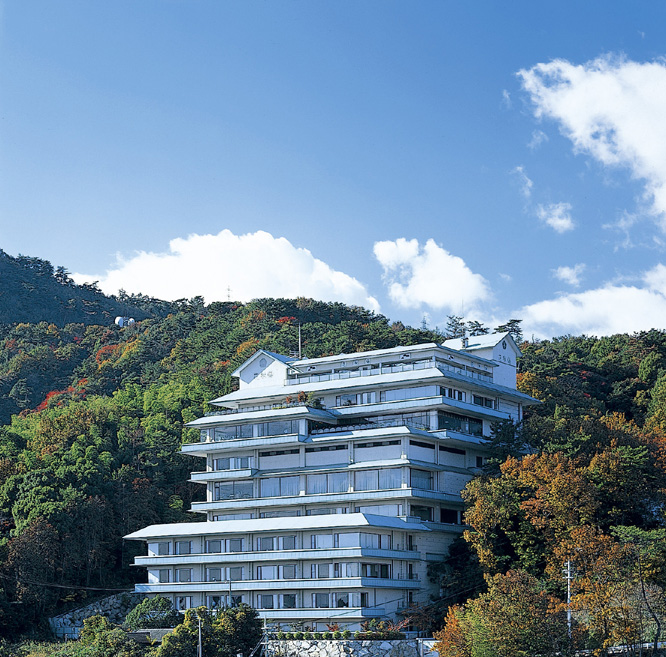 瀬戸内海側から見た花樹海全景