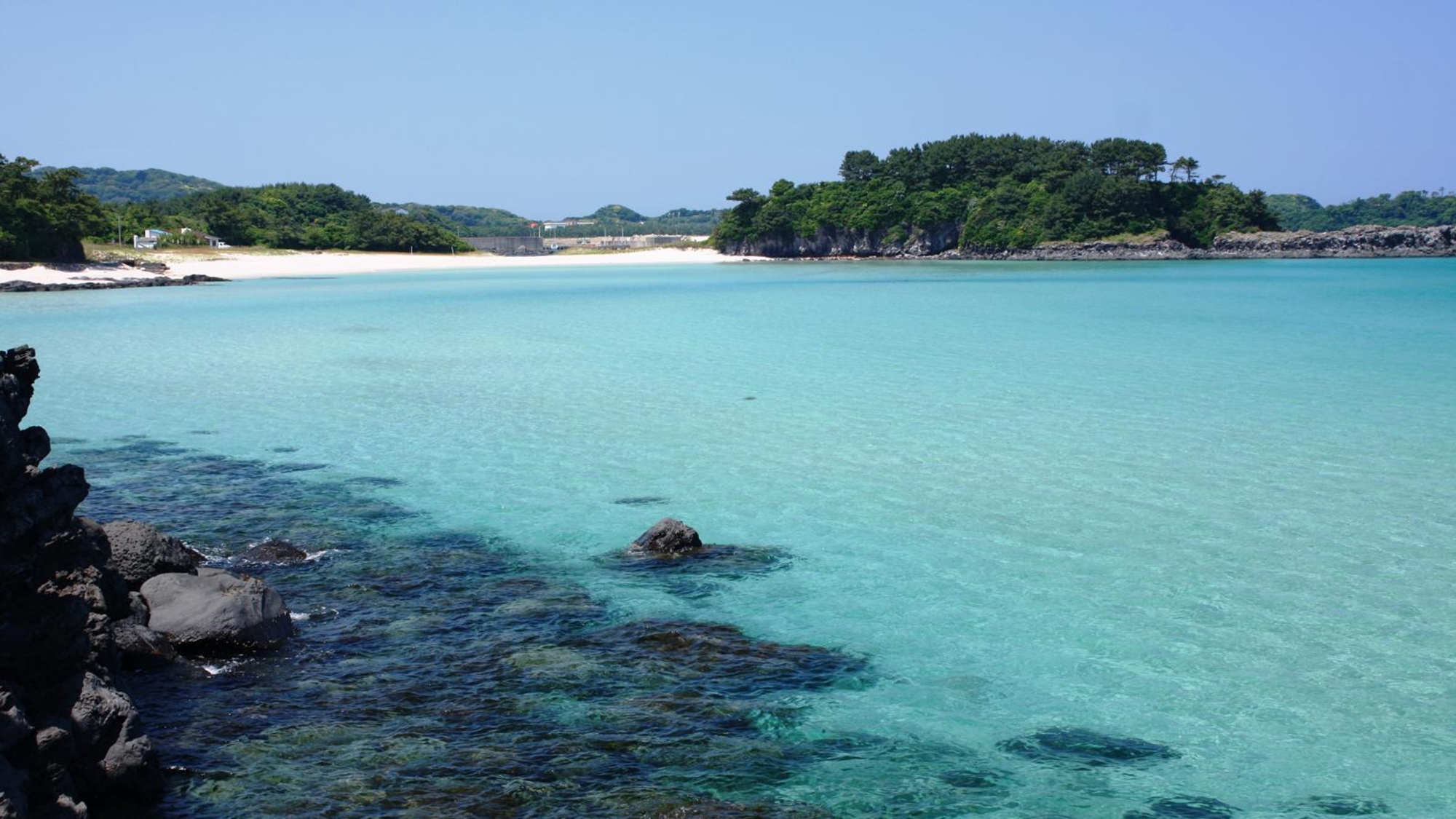 *【大浜海水浴場】遠浅のビーチでファミリーに人気！“奇跡の砂浜”と称されている美しいビーチ♪