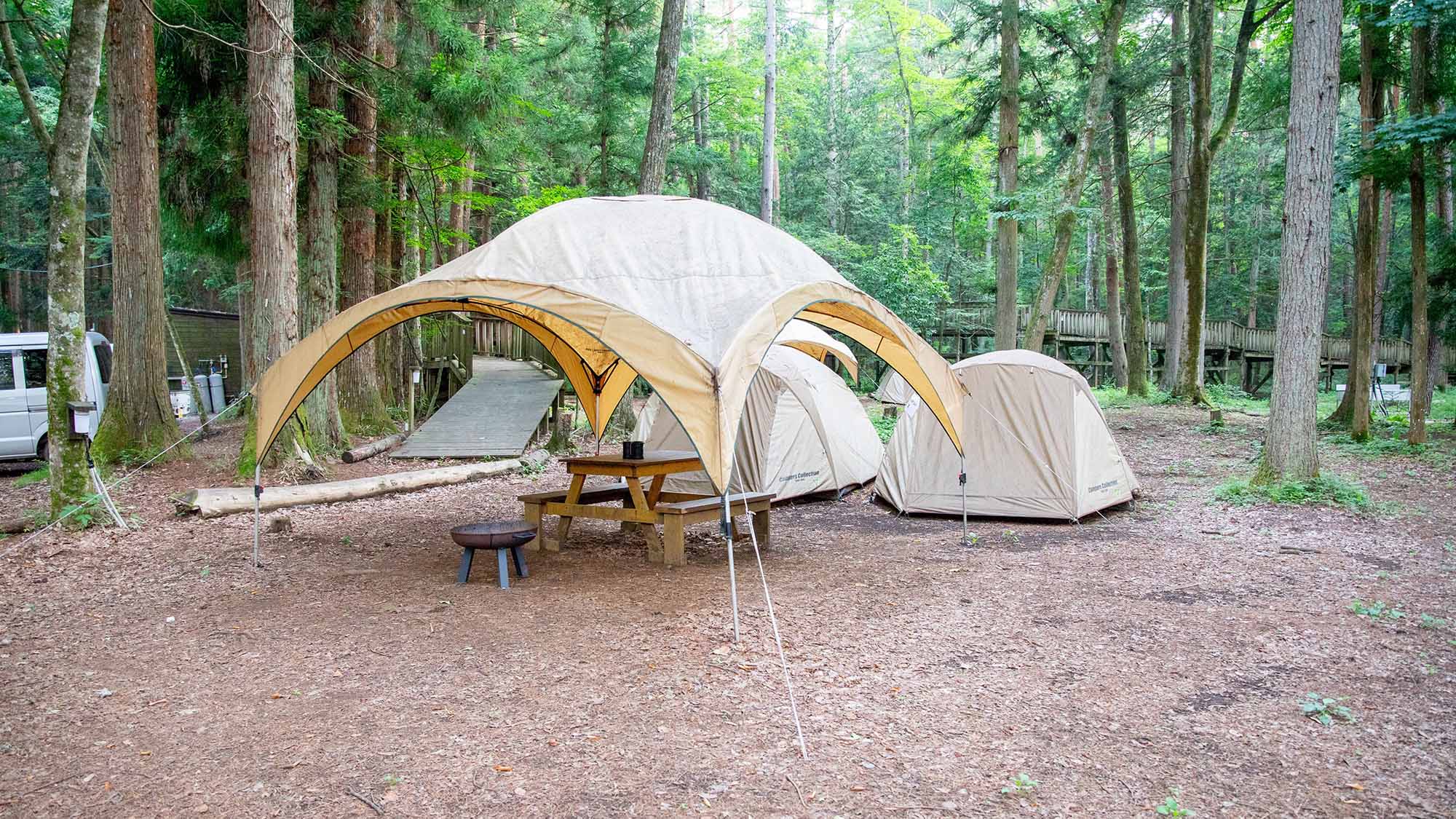 ・【手ぶらキャンプ】最大8名様宿泊可能。森の中で手軽にキャンプを体験しませんか