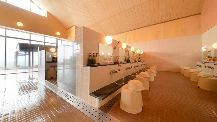 和風浴室の「内風呂の洗い場」