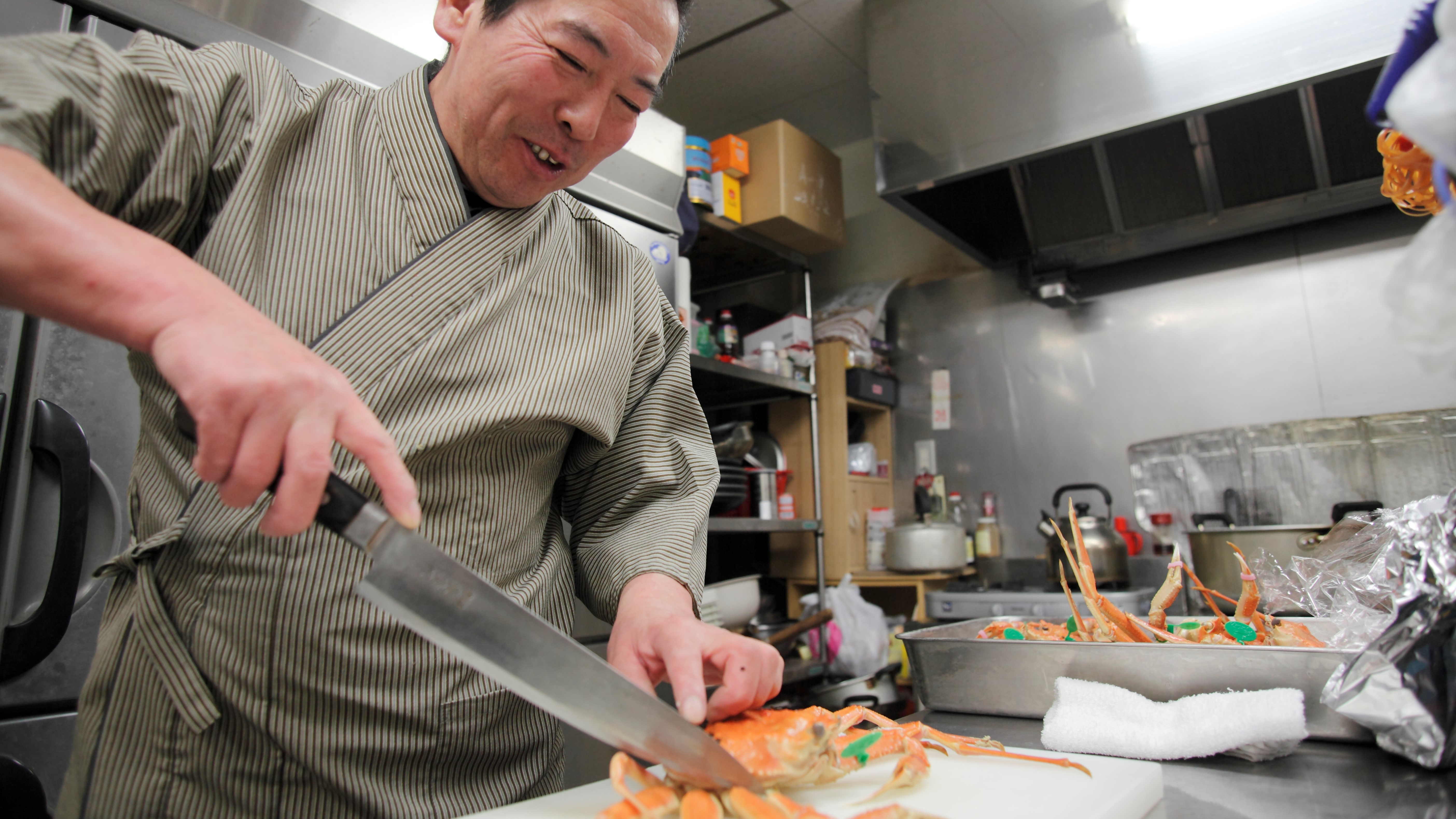 【料理長】「ほんものの獲れたてを味わって欲しい」というご主人の想い