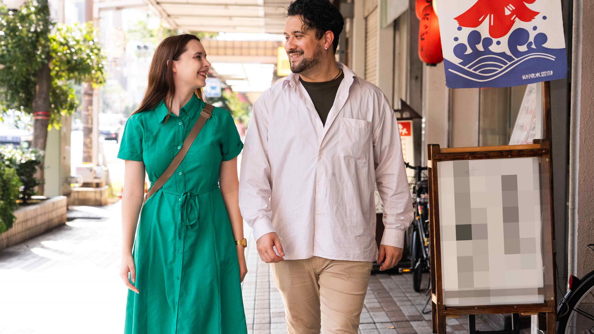 深川仲町商店街での観光