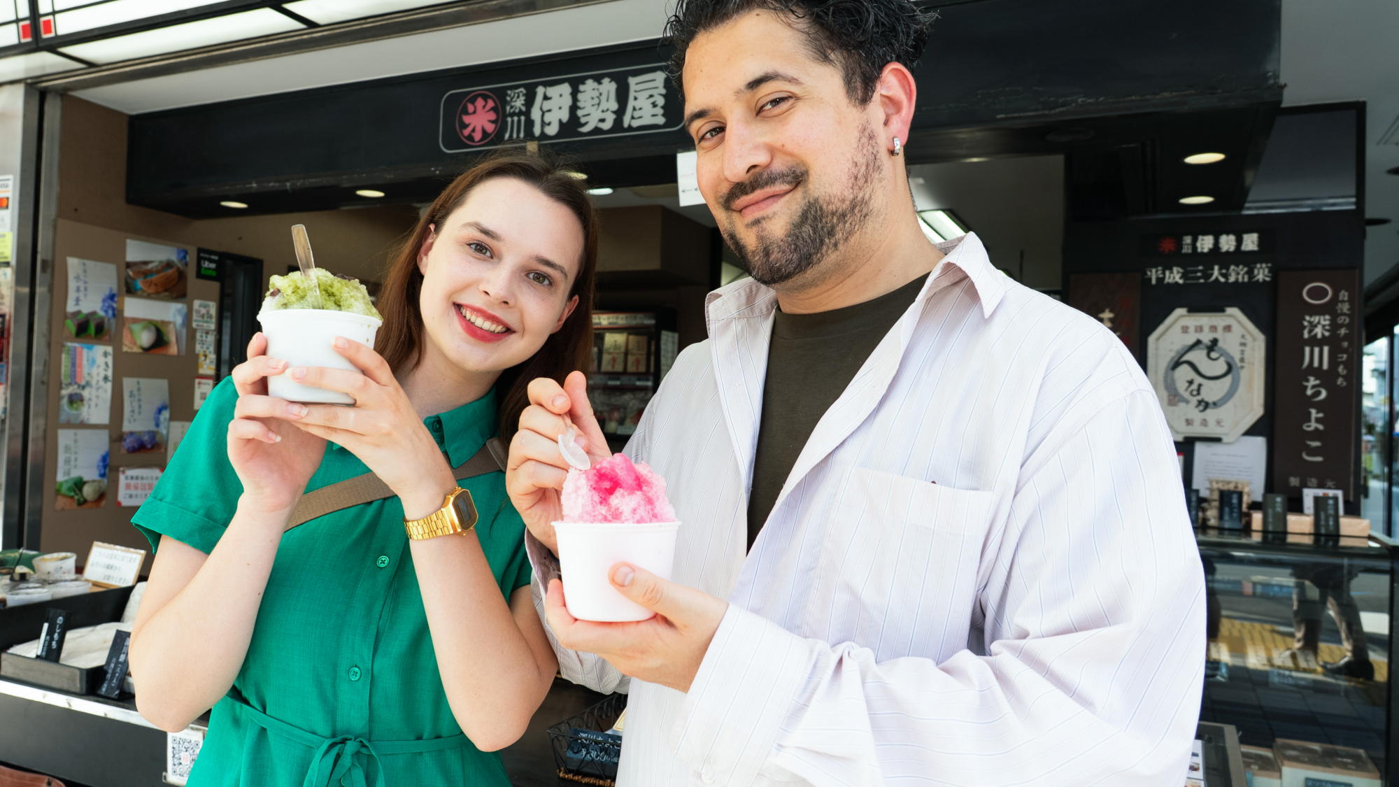 深川の伊勢屋本店での観光