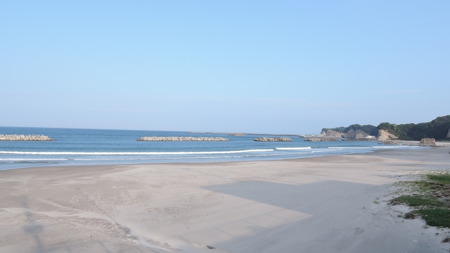 *勿来海水浴場/当館の目の前は海！