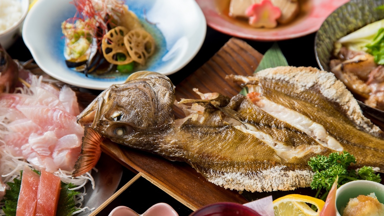 2食付◆お刺身・焼魚の魚が選べる！お魚好き大歓迎♪名物・選魚会席
