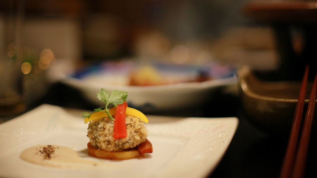 美味少量ひかえめ会席【2食付】【ふるまい酒あり！】【瓢湖に白鳥飛来中】※オプションでアレンジ可能