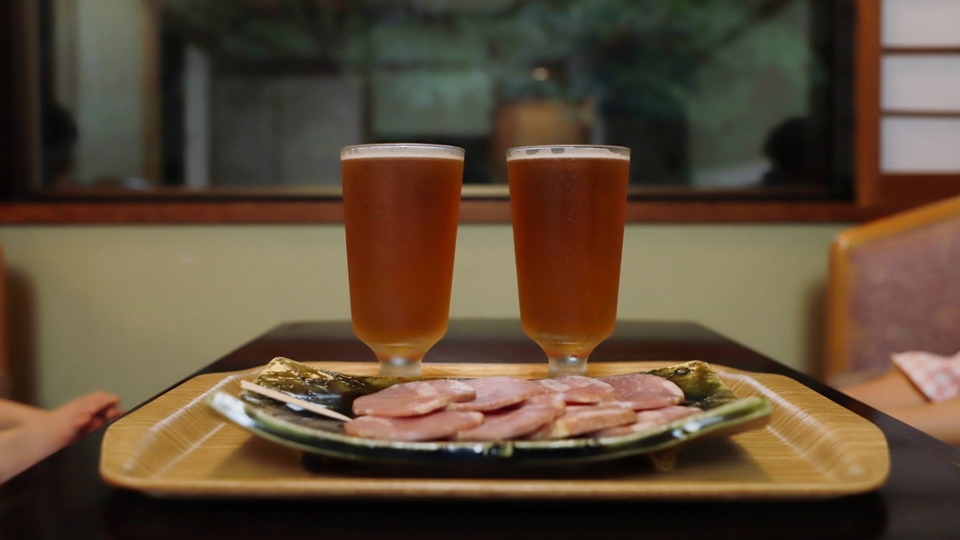 【宿で贅沢おこもり】滞在中の飲物おつまみ等を含む2食付きオールインクルーシブプラン