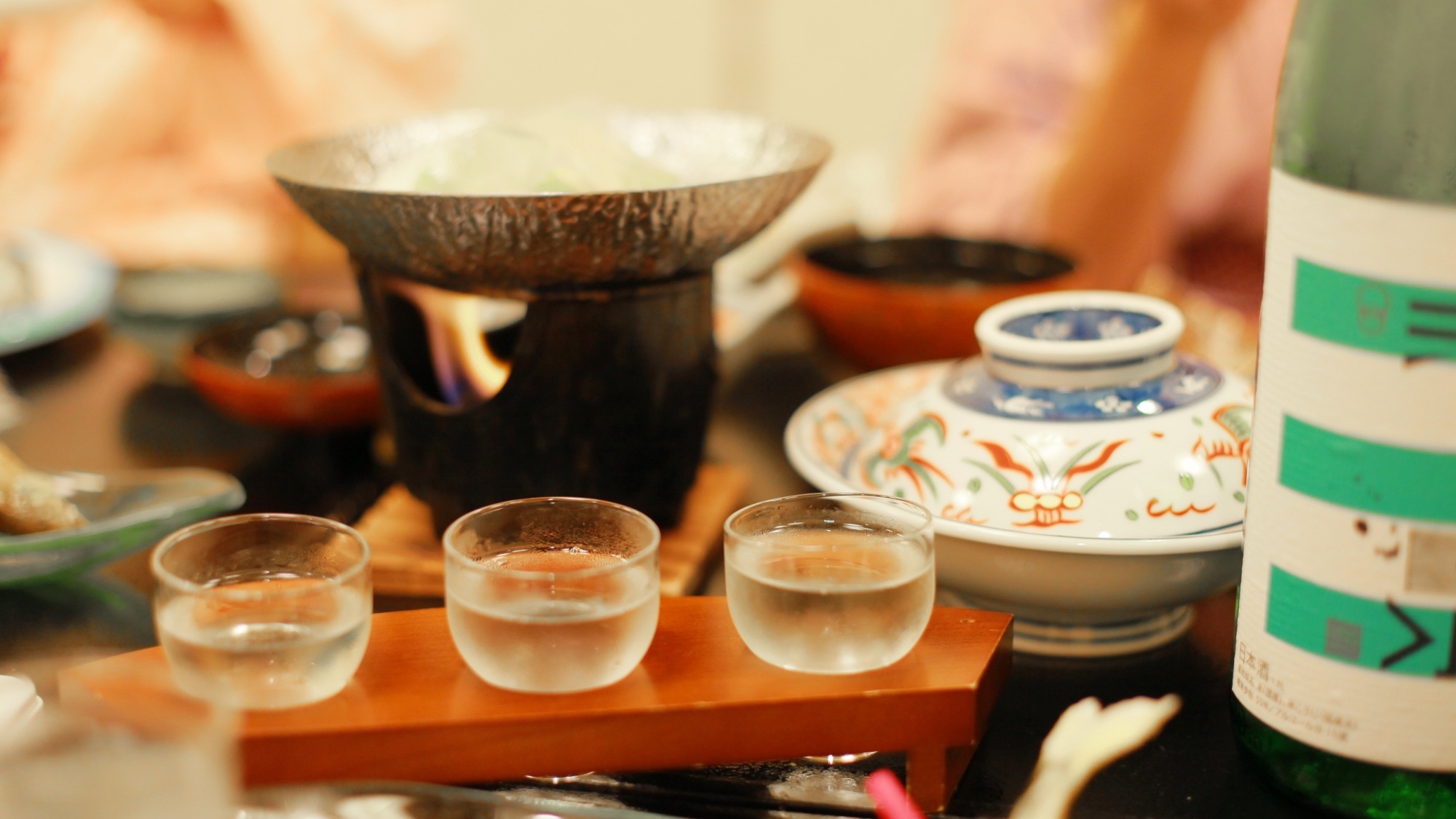 調理長おまかせ会席【2食付】【ふるまい酒あり！】【瓢湖に白鳥飛来中】※オプションでアレンジ可能